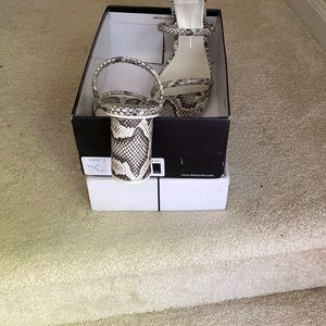 Dolce Vita snakeskin print sandal